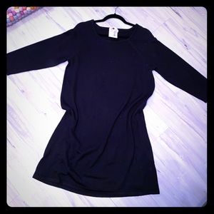 Garnet Hill - Black Sweater Dress